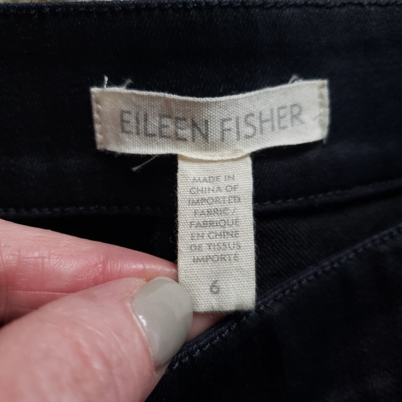 Eileen Fisher Two Tone Leggings - Picture 4 of 6